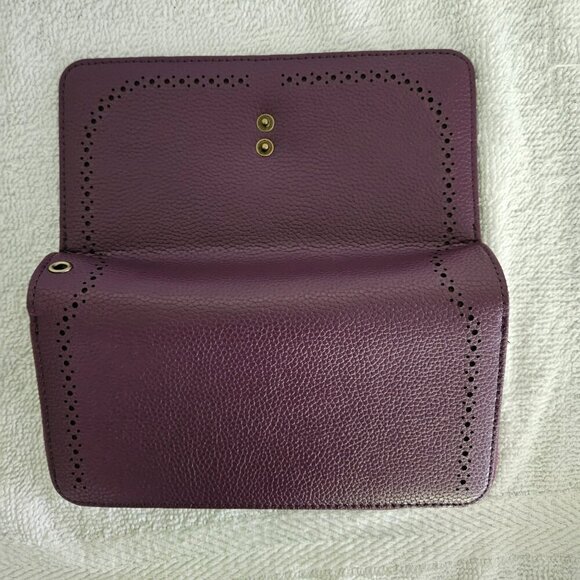 NWOT Purple Card Wallet.. Hilda 30+ Cards!!! - Picture 9 of 14